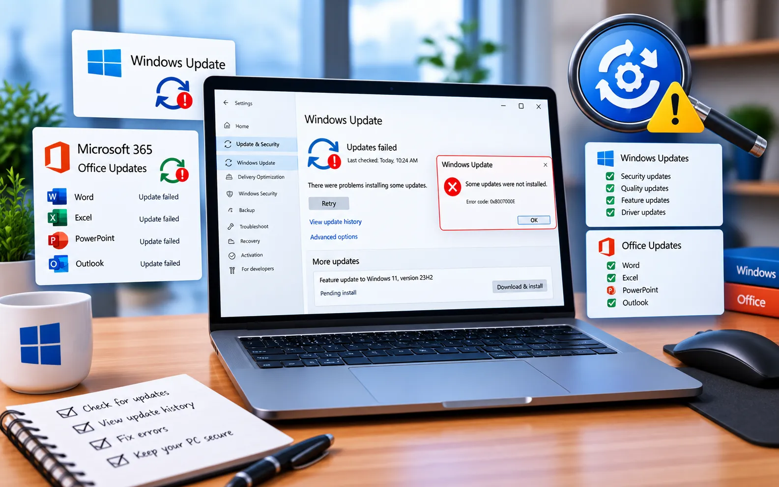 Microsoft Office update error fix
